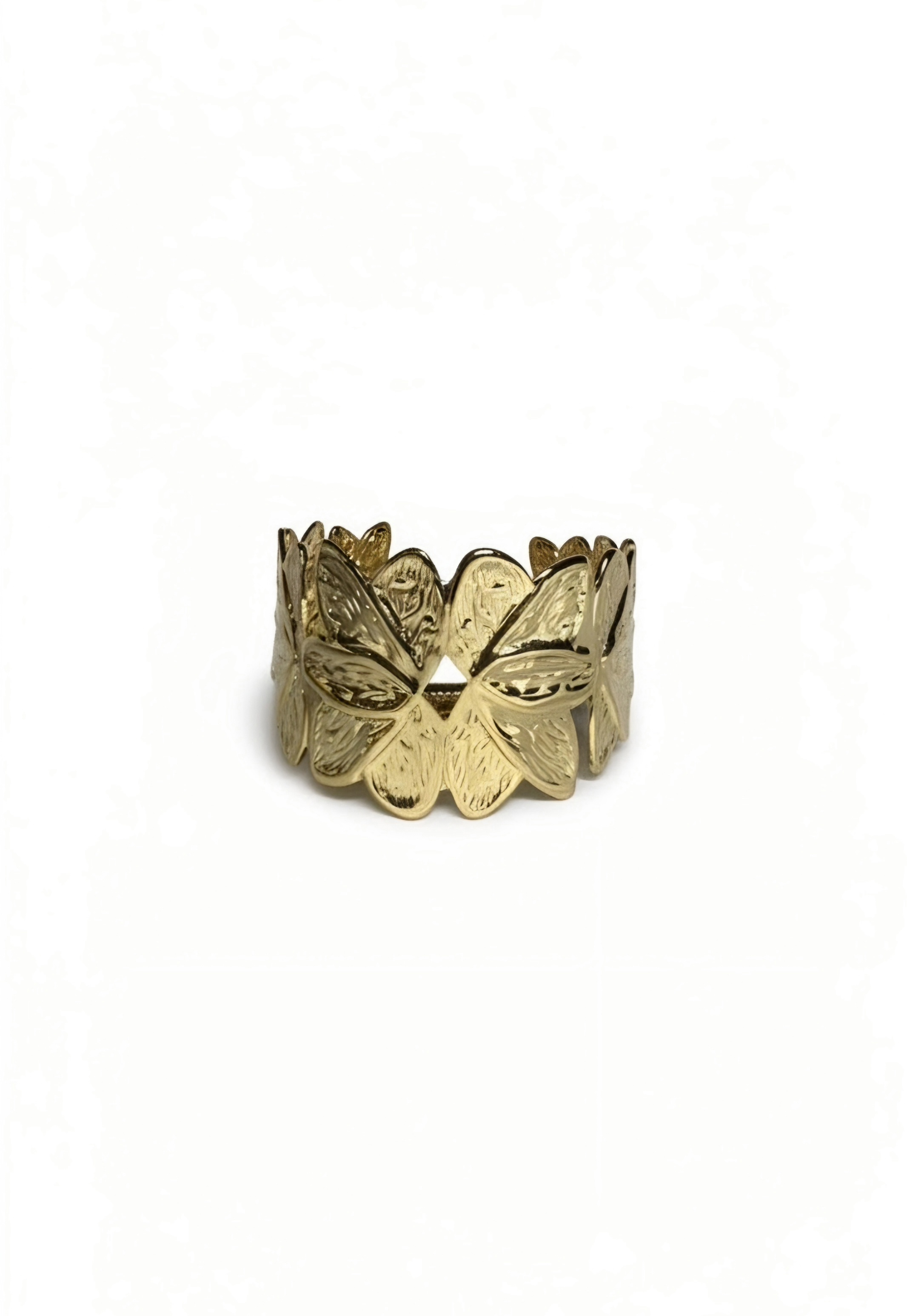 Adjustable Golden Flora Cuff